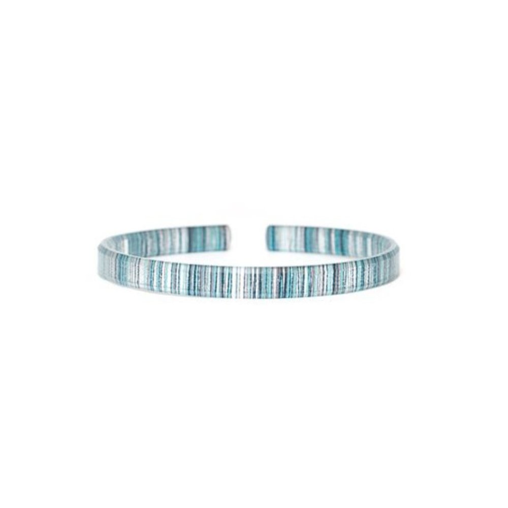 Spun azure Skinny Bracelet